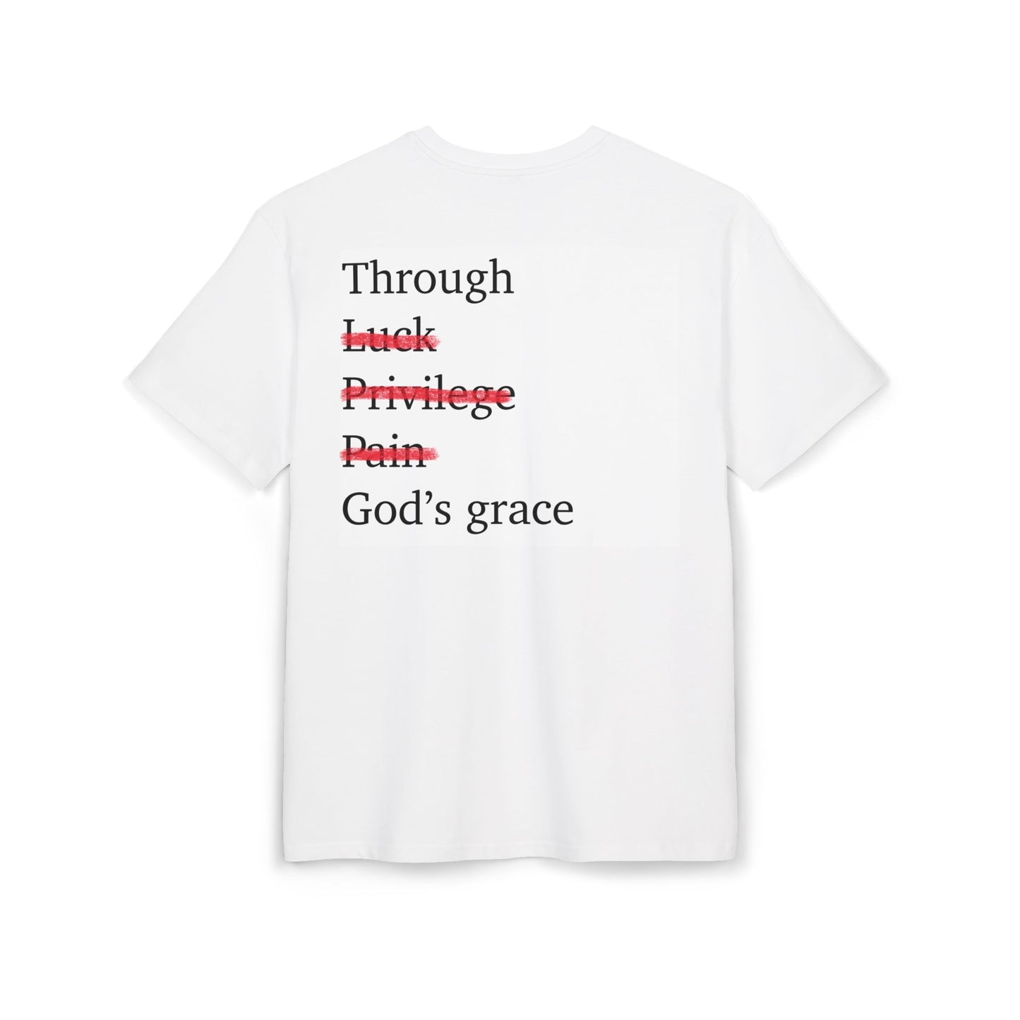 Through - T-Shirt Cotton White